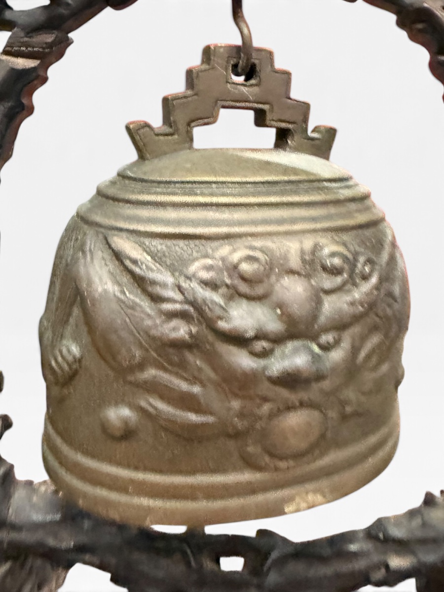 Indochine Cloche de Temple en bronze-photo-2