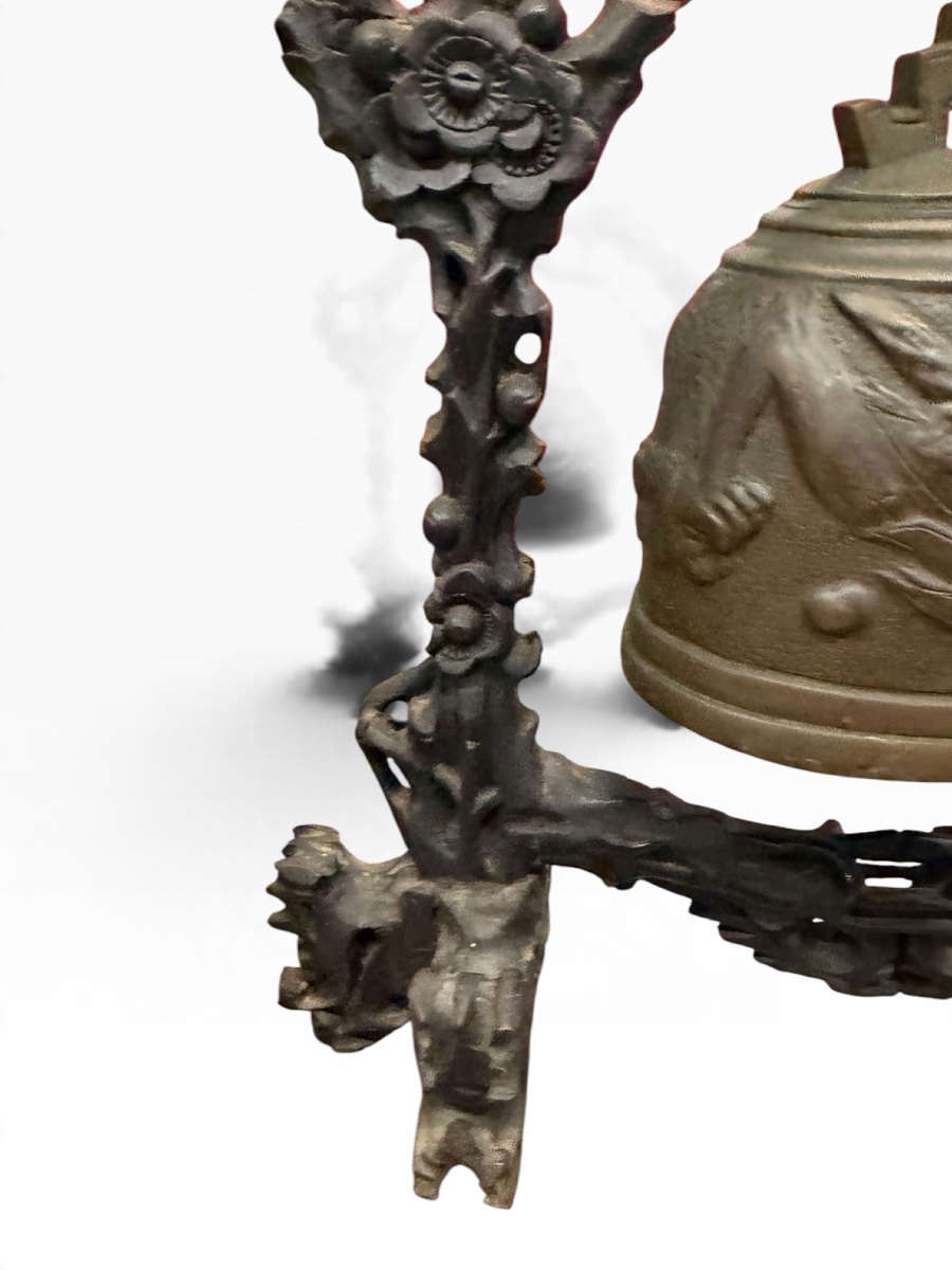 Indochine Cloche de Temple en bronze-photo-3
