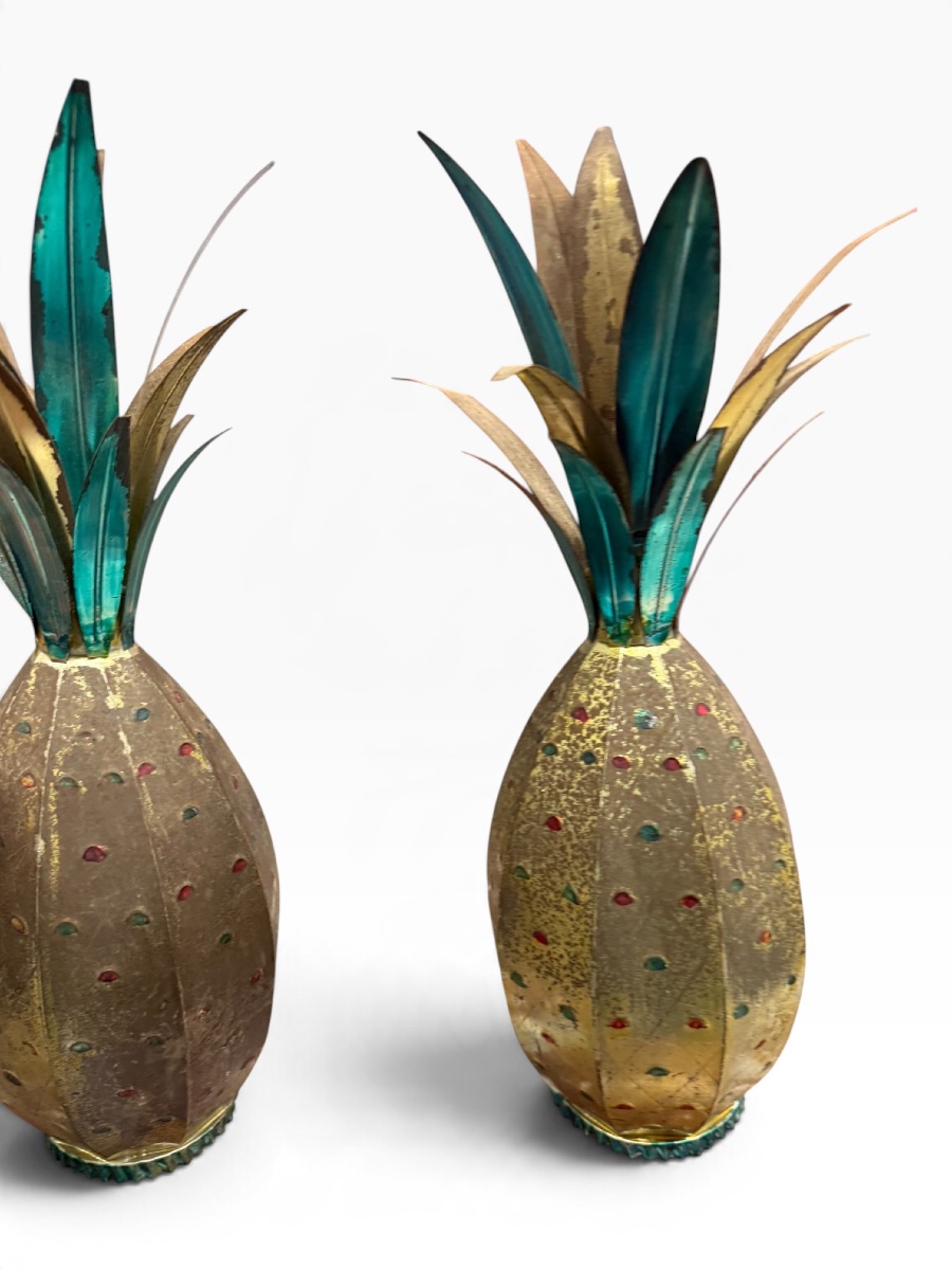 Pair Of Decorative Pineapple-photo-1