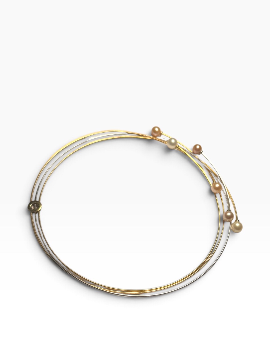 Collier or et perles -photo-2