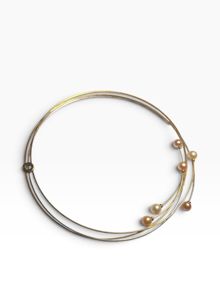 Collier or et perles -photo-4
