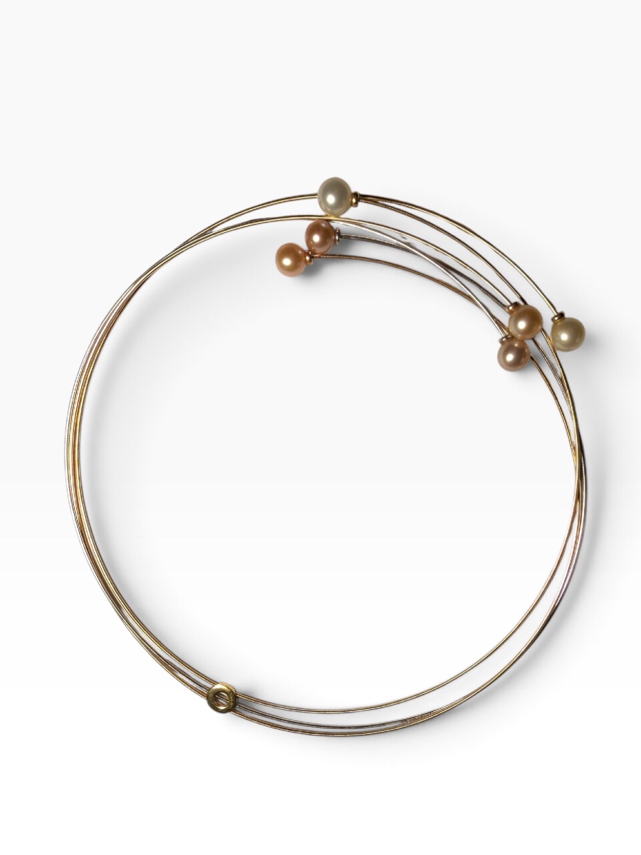 Collier or et perles -photo-1