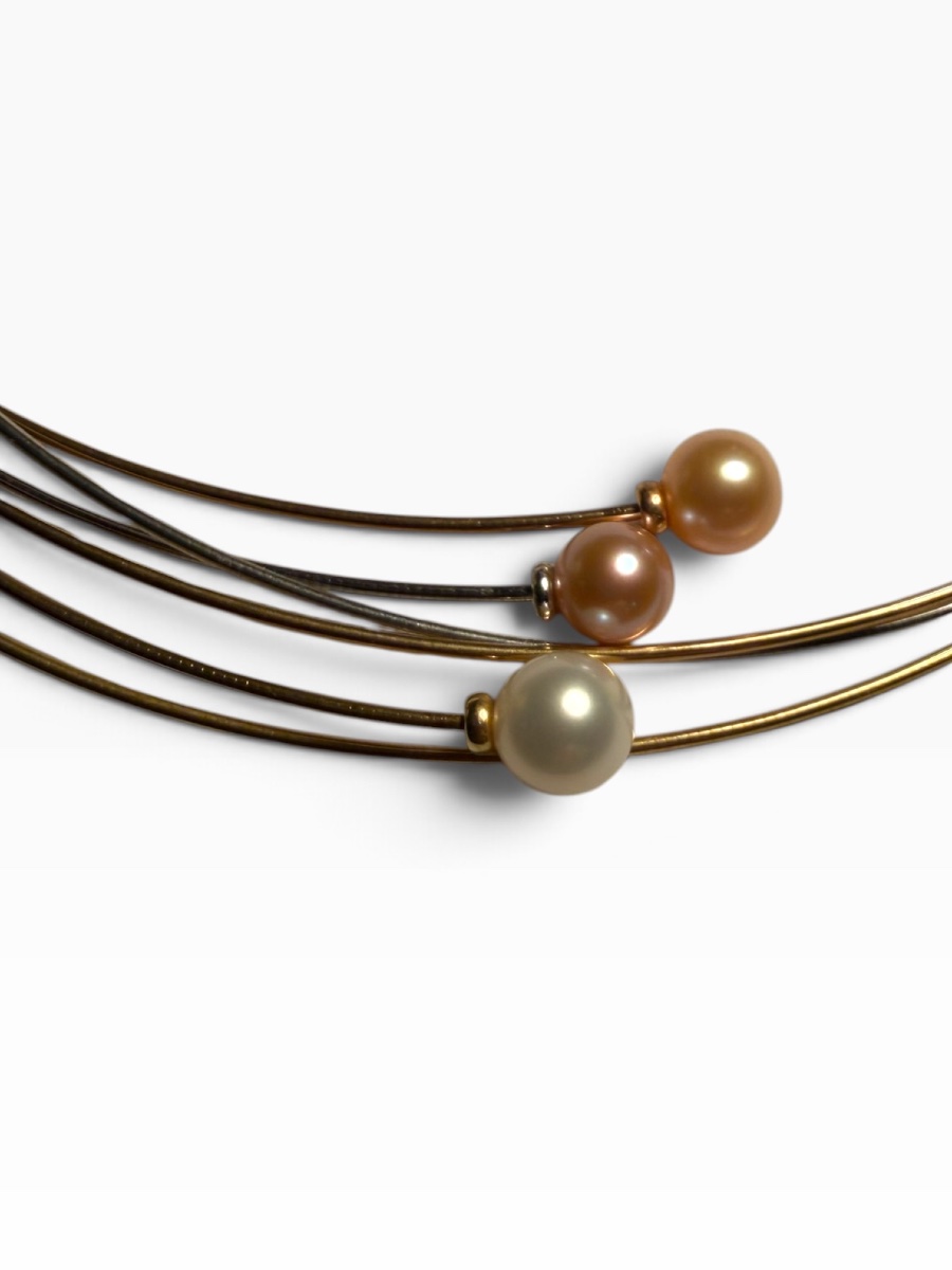 Collier or et perles -photo-3