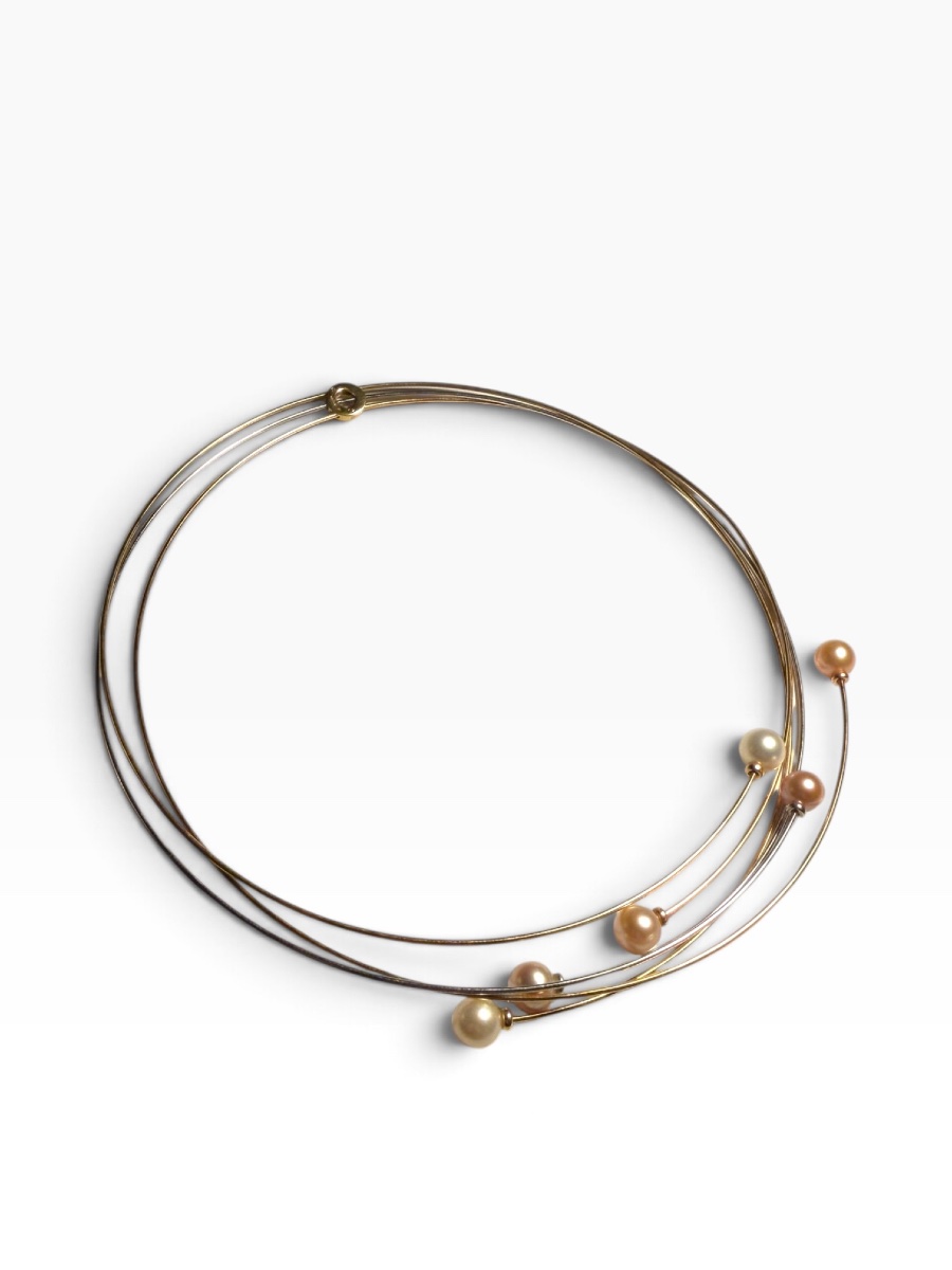 Collier or et perles -photo-4