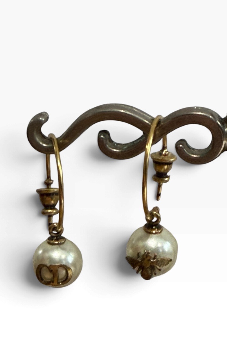 Pair Of Maison Christian Dior Earrings-photo-2