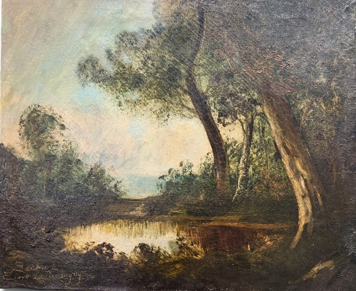 École de Barbizon Paysage Lacustre BERBERT