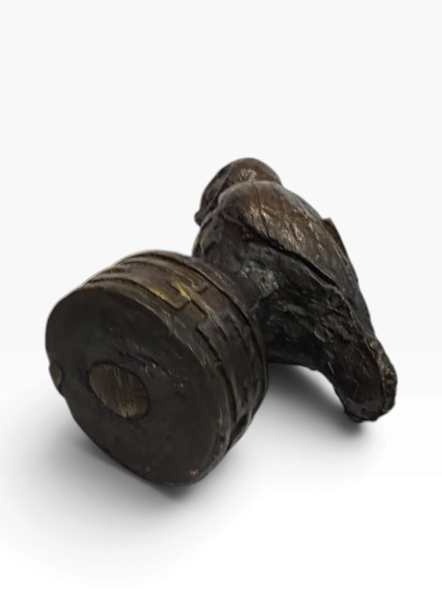 Franc-maçonnerie chouette en bronze -photo-5