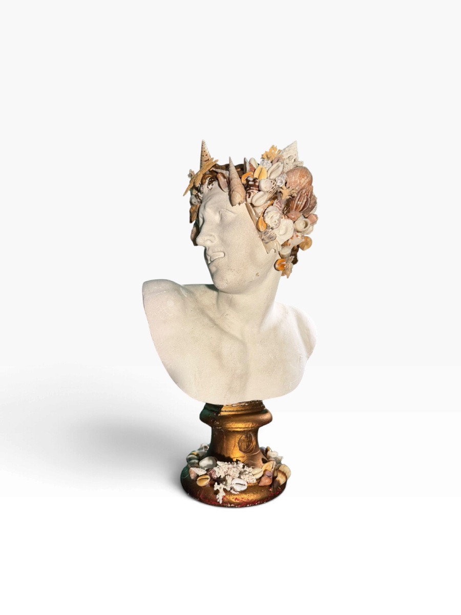 Decorative Seashell Bust
