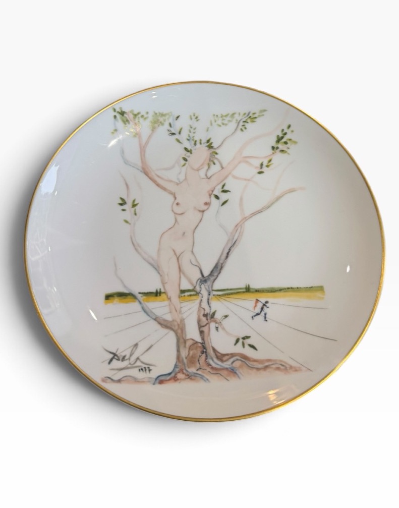 Limoges Salvador Dalí Plate, Daphne Model