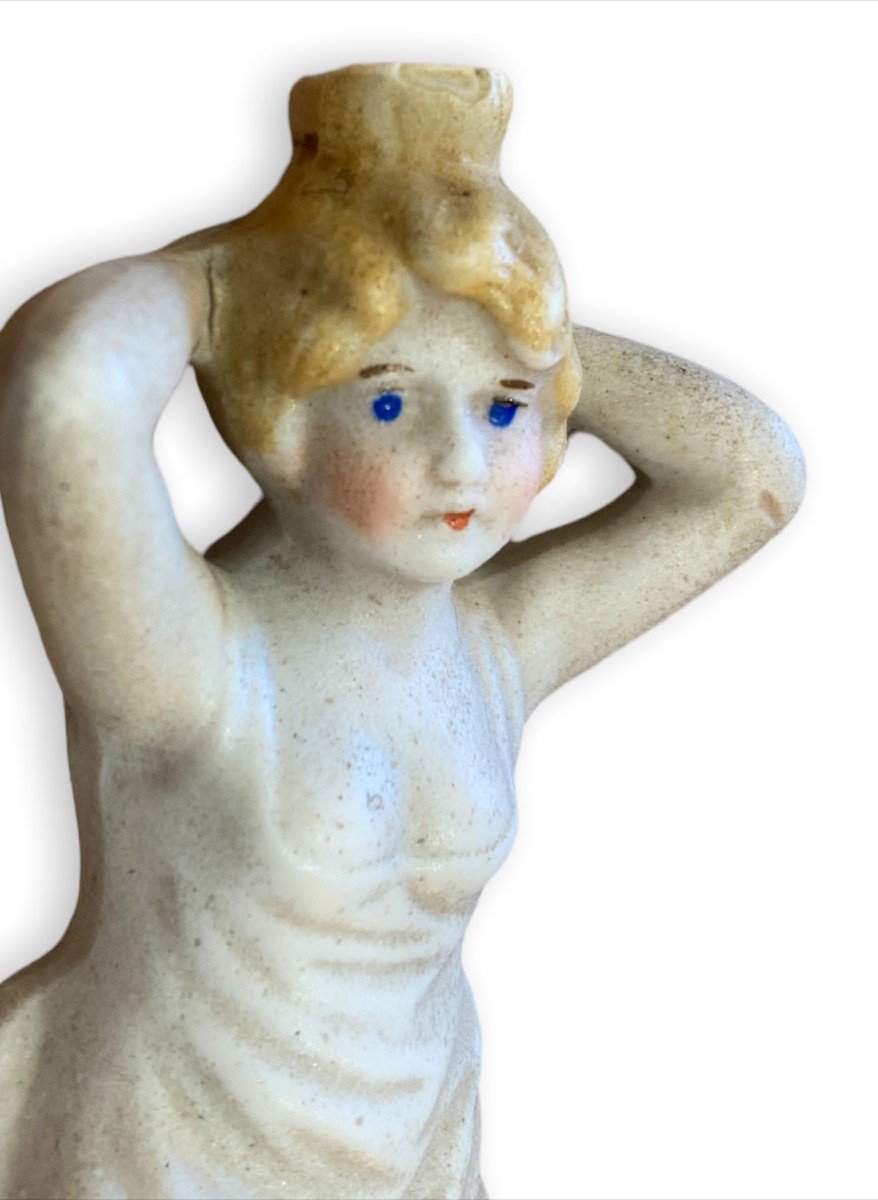 "pisseuse" Perfume Bottle In German Porcelain, Circa 1900-photo-6