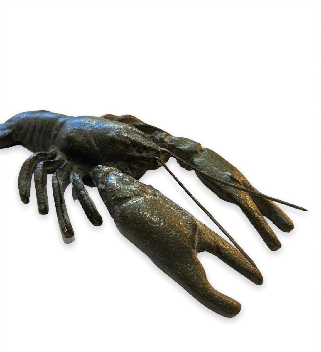 Bronze Representative A Lobster Late Nineteenth Early Twentieth-photo-5