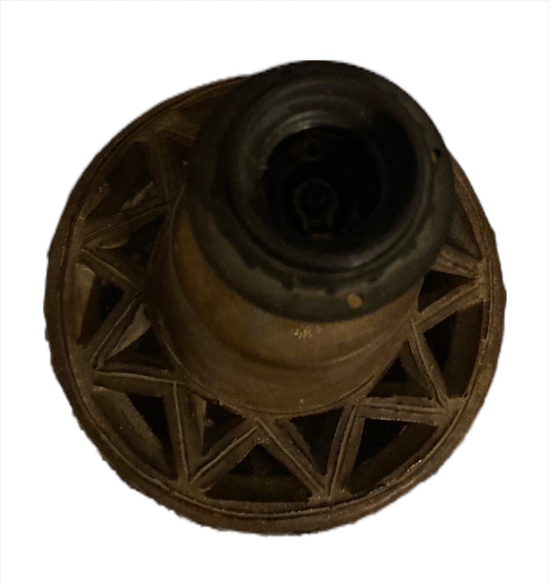 Agnès Escala - Openwork Ceramic Table Lamp-photo-8
