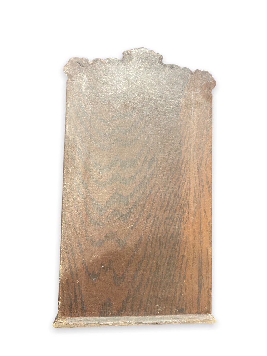 Porte-lettres En Bois Peint époque 1900-photo-5