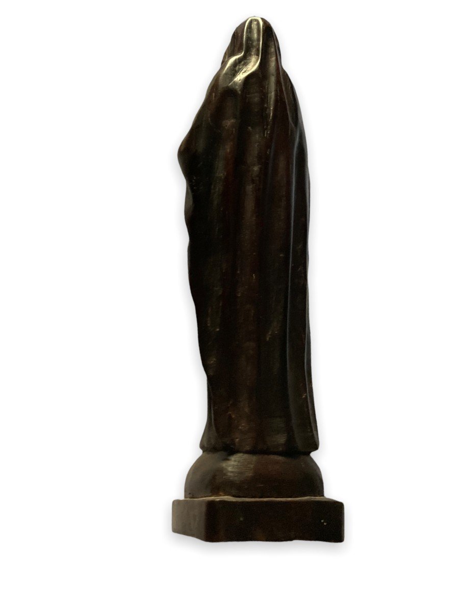 Vierge En Bois Sombre sculpté Afrique De l'Est-photo-1