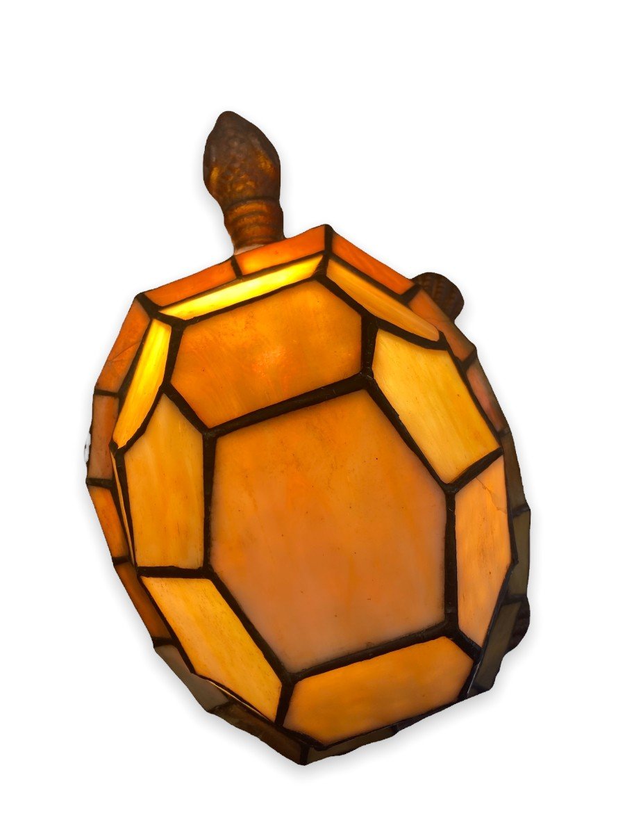 Tortue Lampe Dans Le Goût De Tiffany-photo-3
