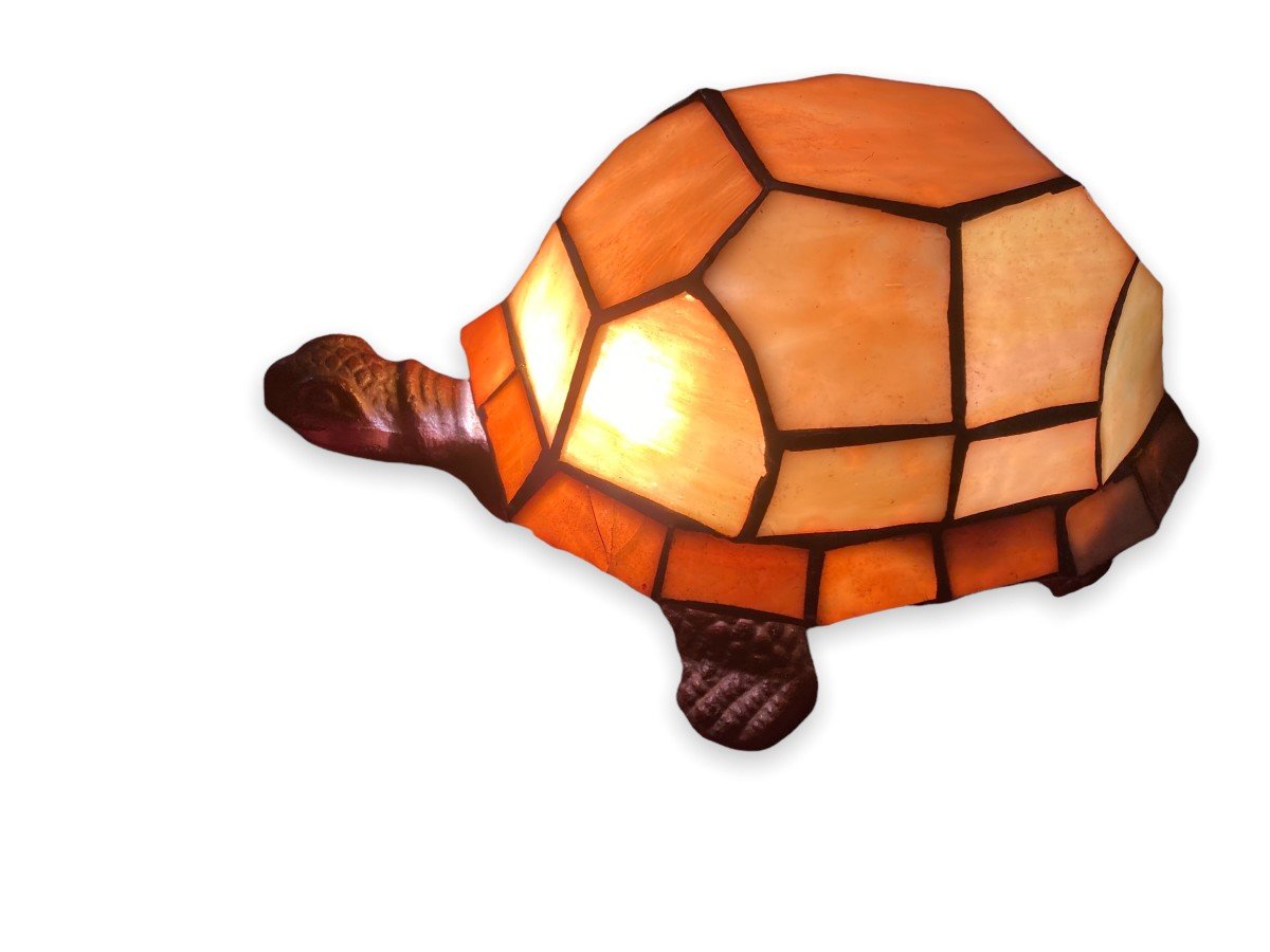 Tortue Lampe Dans Le Goût De Tiffany-photo-1