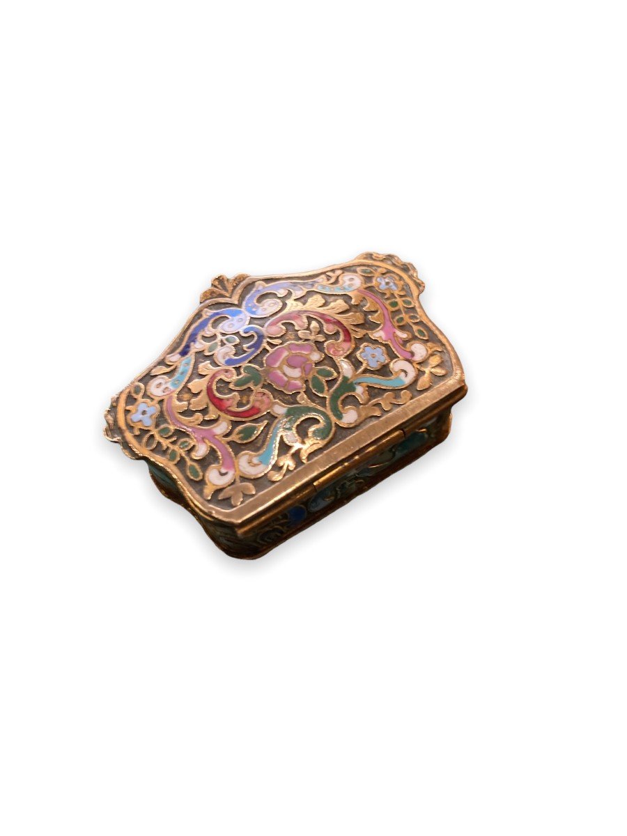 Jewelry Box In Cloisonne Enamels-photo-1