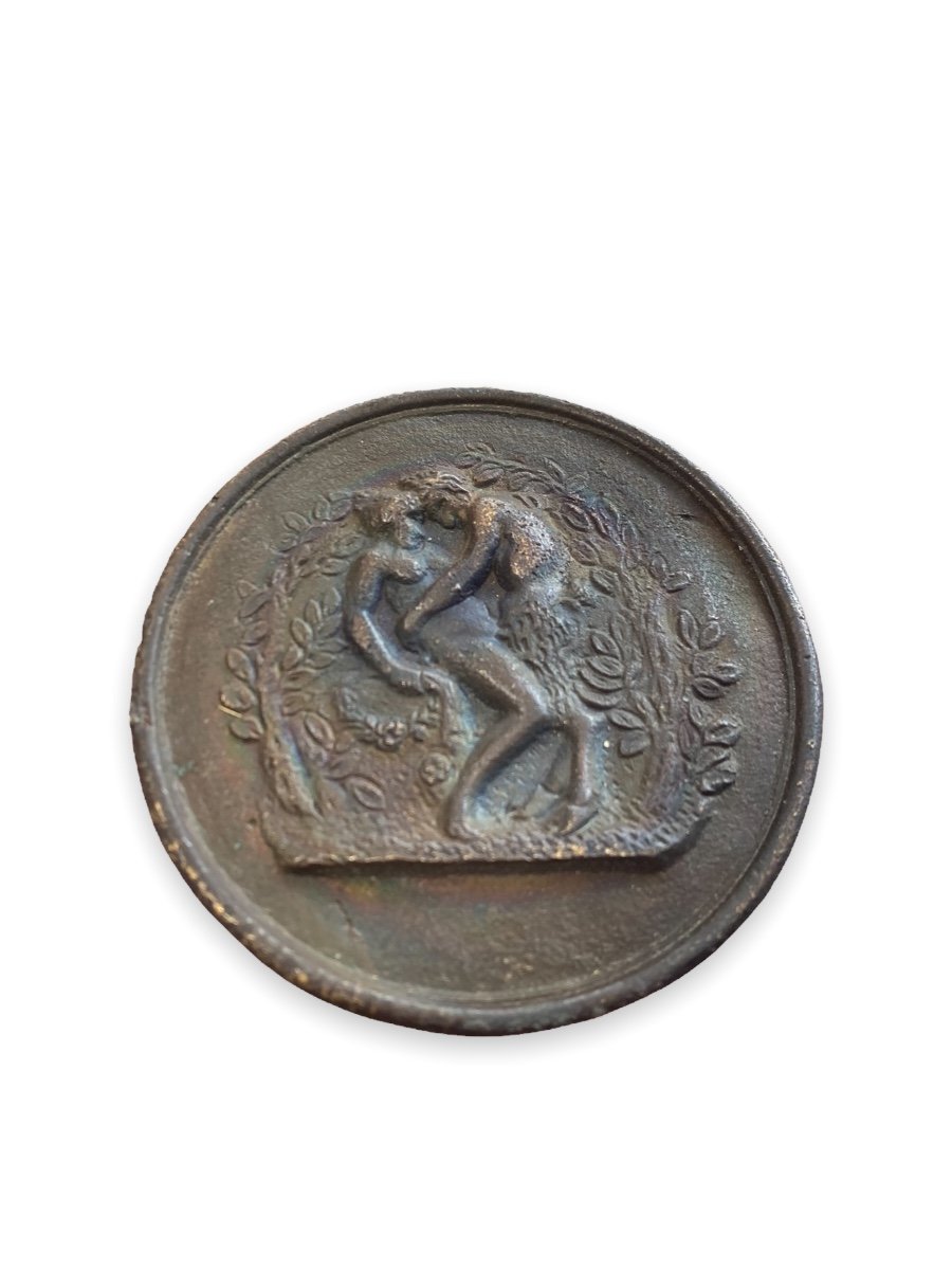 Erotica Médaille en Bronze Satyre-photo-1