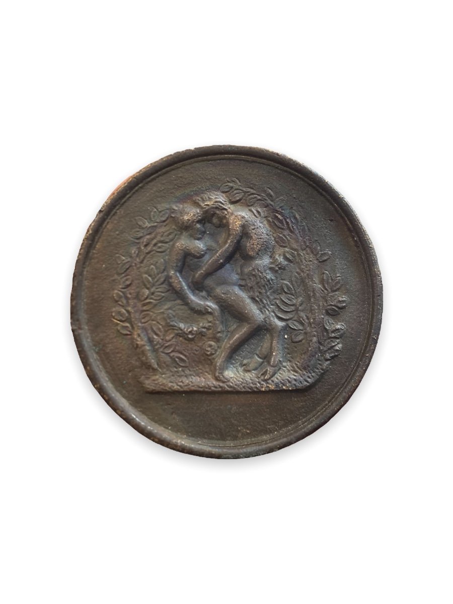 Erotica Médaille en Bronze Satyre