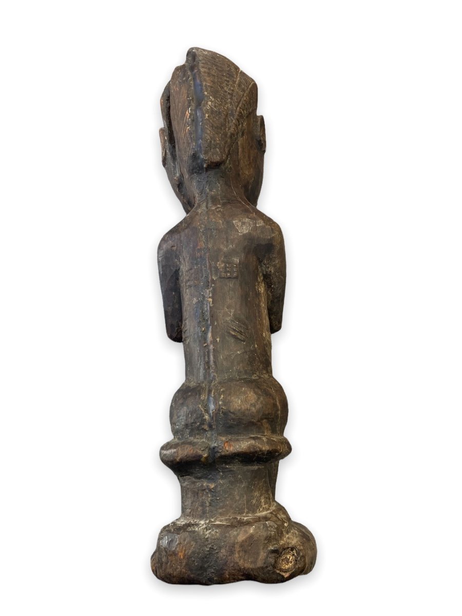 Statue Africaine Figure D’ancêtre En Bois Exotique-photo-6