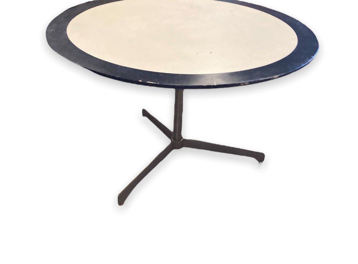 Importante Table De Salon Design Dans Le Goût De Knoll Et Eames-photo-3