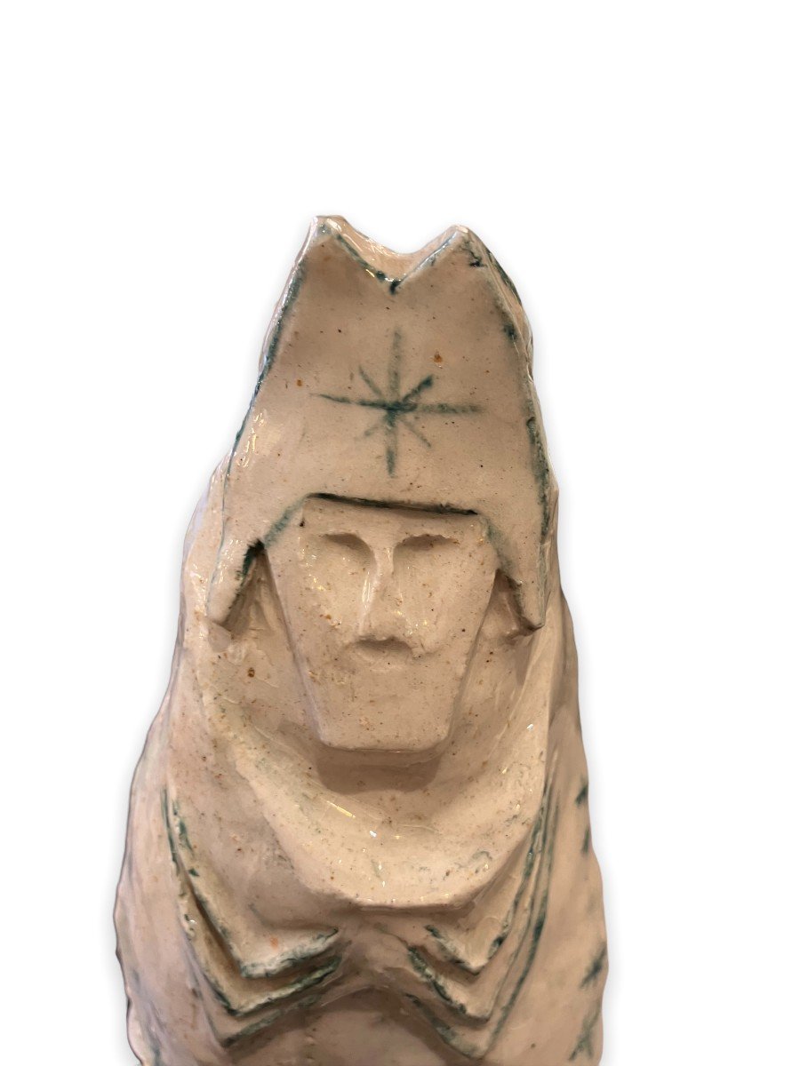 Anthropomorphic Glazed Terracotta-photo-4