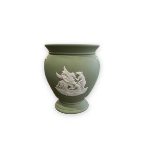 Wedgwood Vase Jaspe Vert Modèle à l'Antique