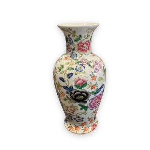 Chine Vase En Porcelaine Peinte Décor Floral 