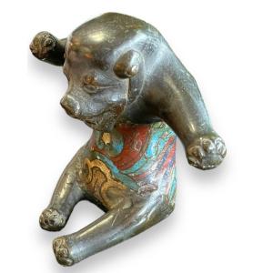 Bronze Cloisonné Zoomorphe Asie XIXeme