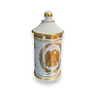 Empire Style Porcelain Medicine Or Spice Jar