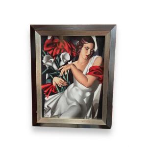 Tamara De Lempicka Painting On Porcelain By Goebel Artis Orbis 