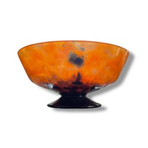 Schneider Style Marbled Glass Bowl