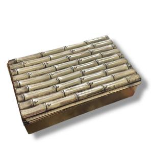 Boite motif bambou Maria PERGAY pour Maison Baguès