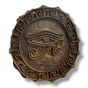 Oeil d'Horus matrice à imprimer XIXeme