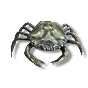 Brass Ashtray Crab Box