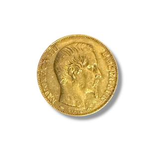 20 Francs Gold Coin Napoleon III 1856