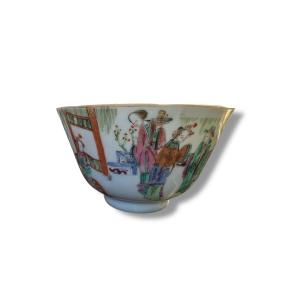 bol en porcelaine de Chine famille rose