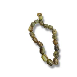 Tibet chapelet en jade néphrite 18 immortels