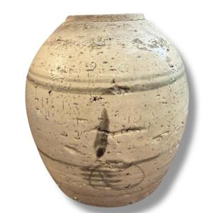 19th Century Chinese Glazed Stoneware Ginger Jar, Qing Dynasty