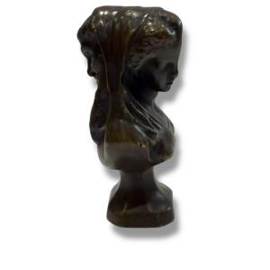 Cachet Janus en Bronze XIXeme double face 