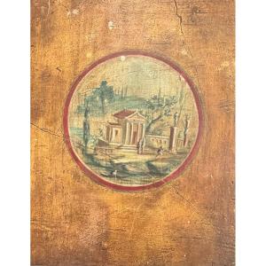 Ruine italienne peinture a fresco 