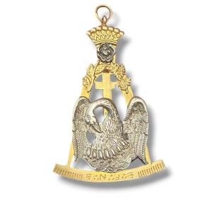 Freemasonry Rose Cross Pendant 19th Century