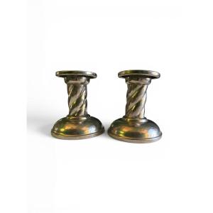 Pair Of Candlesticks Attributed To Jean Després