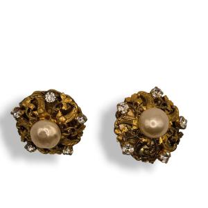 Chanel Pair Of Vintage Earrings