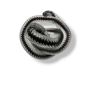 Zanetti Murano Paper Press Snake Glass Bow Parma