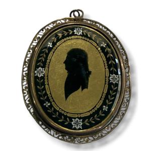 Silhouette On Eglomised Glass John Butterworth