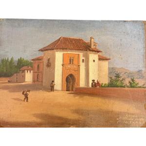 Ecole française orientaliste XIXeme l'Alhambra