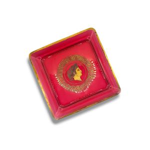Coupelle en verre rouge Empire