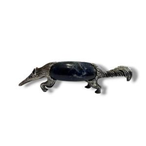 Silver And Lapis Lazuli Anteater