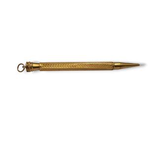 Stylet porte-mine en or massif